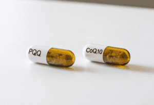 PQQ CoQ10 supplement capsules