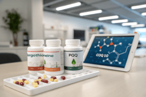 Ergothioneine PQQ CoQ10 capsules