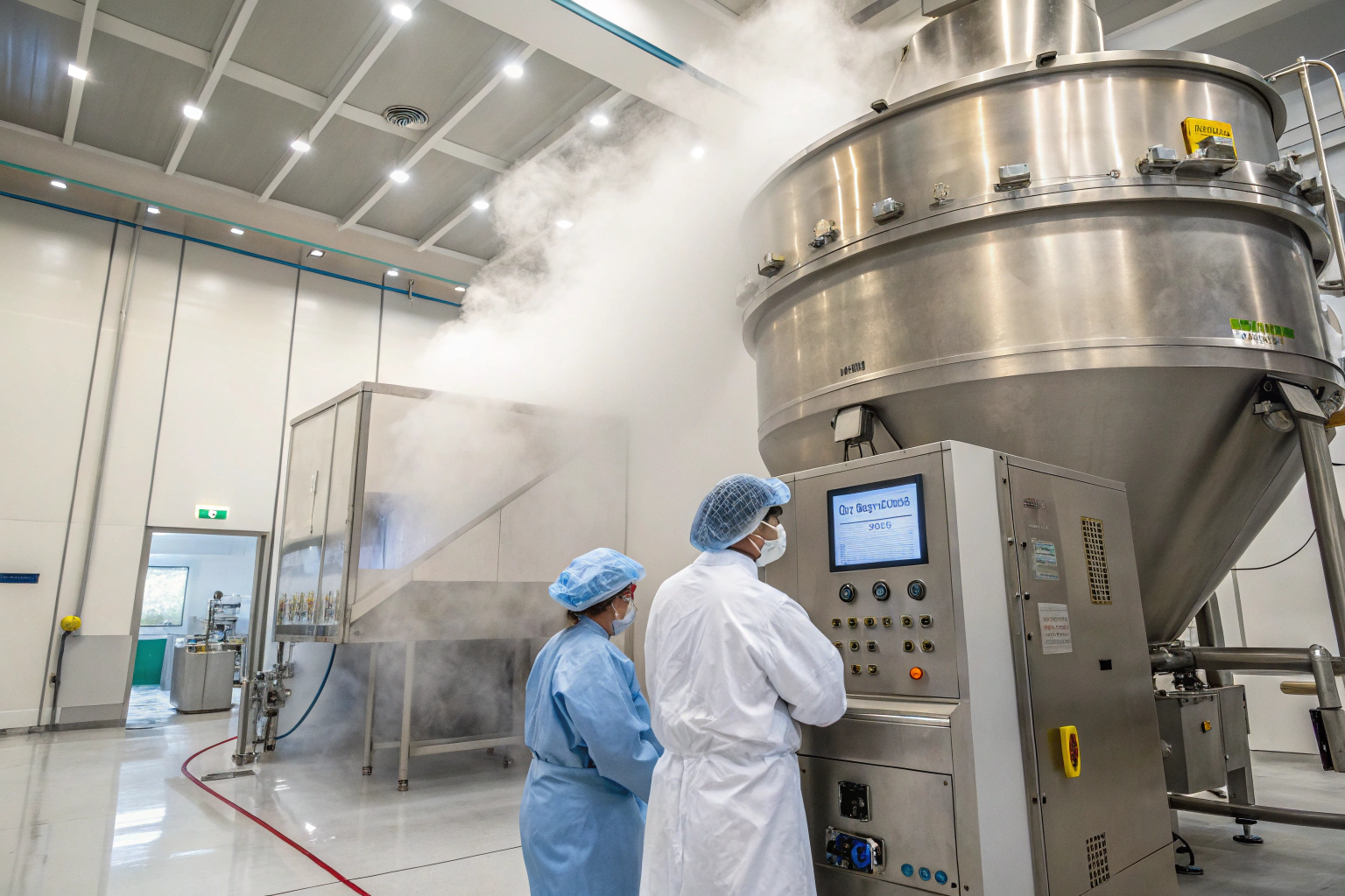 Spray dryer spinning clouds of encapsulated lipid